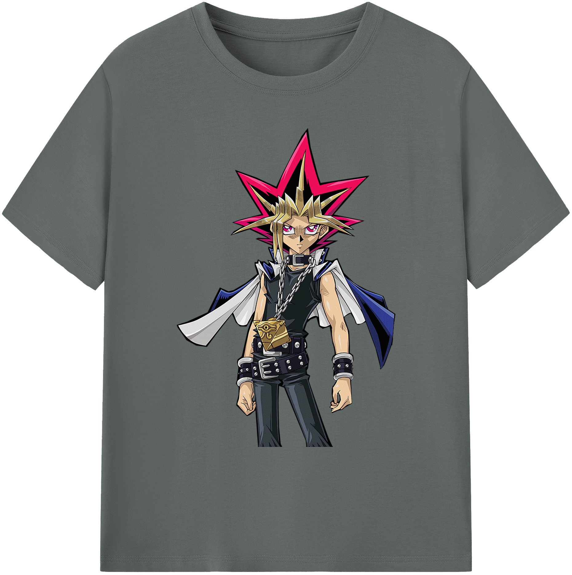 （画像用） 遊☆戯☆王 Yu-Gi-Oh! 綿100％ メンズ半袖Tシャツ｜肌触りやわらか＆通気性